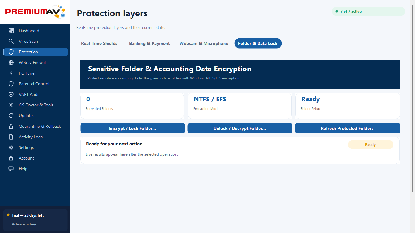 PremiumAV Folder Encryption